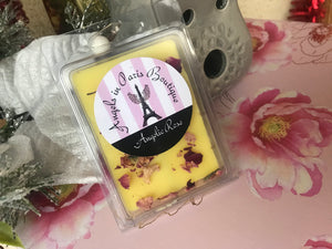 Wax and Oils Soy Wax Aromatherapy Scented Candles (Angelic Rose Wax Melts) 2.36 Ounces. Single